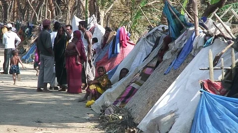 Global Warming Effects in Bangladesh Stock Footage 98748448