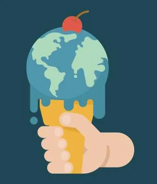 Global warming Stock Illustration