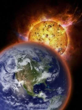 Global warming Stock Illustration