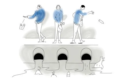 Global Warming Illustration Illustrazione stock