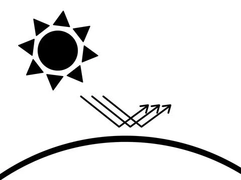 Global warming illustration Stock Illustration