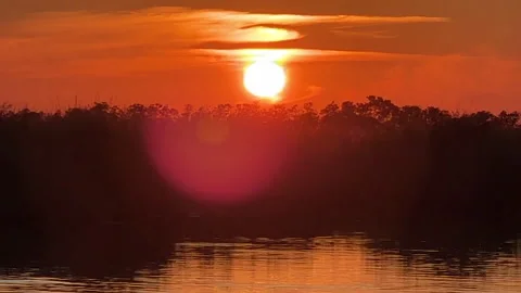 Global warming sunset HD Stock Footage 164990868