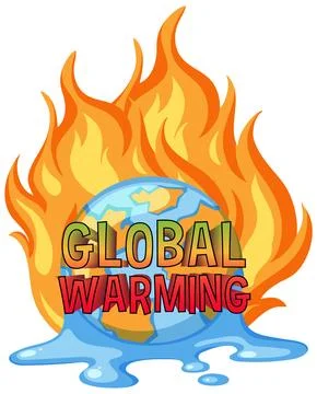 Global warming vector concept Stock Illustration