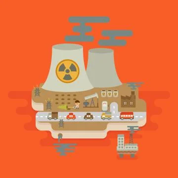 Global warning concept , flat design Stock Illustration