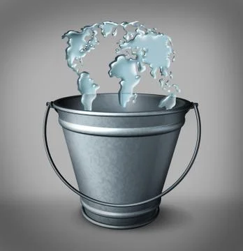 Global water concept Stock Illustration