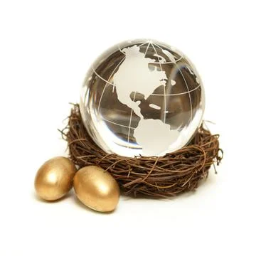 Global Wealth Concept Foto stock
