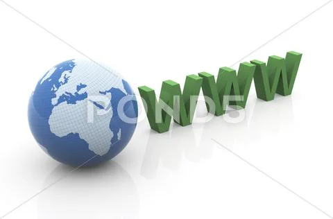 Global web browing Stock Illustration