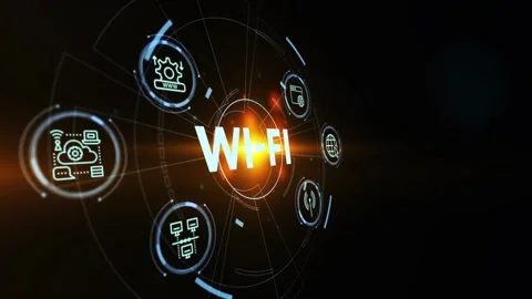Global Wi-Fi wireless internet technology concept. Stock Footage 189990957