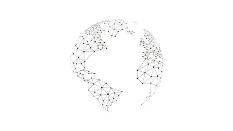 Global WiFi connection telecommunication network Stock Footage 179501290