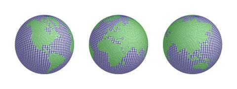 Global world wire Stock Illustration