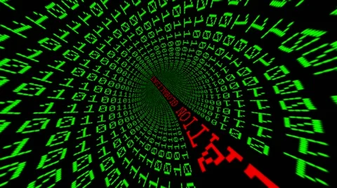 Globalization data tunnel Video stock 60397335