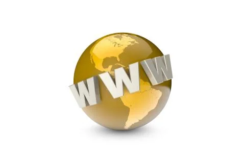 Globalization. International communication system. Creation of the website. Stock Illustration