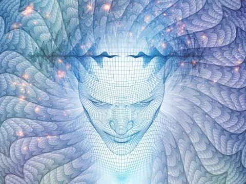 Globalization of the Mind Stock Illustration