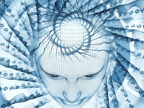 Globalization of the Mind Stock Illustration