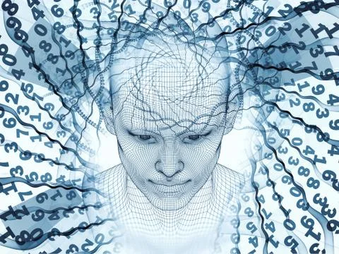 Globalization of the Mind Stock Illustration