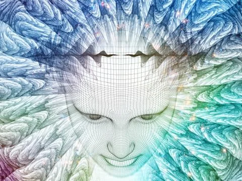 Globalization of the Mind Stock Illustration