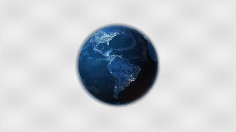 Globe 3D animation Video stock 251562626