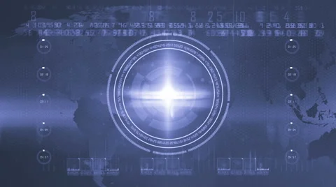 Globe abstract background diffrent blue Stock Footage 49972578