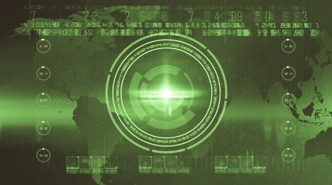 Globe abstract background green Stock Footage 49972775