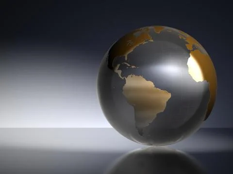 Globe America Stock Illustration
