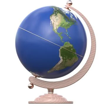 Globe America Stock Illustration