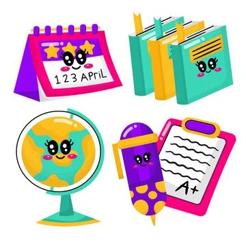 Globe and books vector design for education Stock Illustration