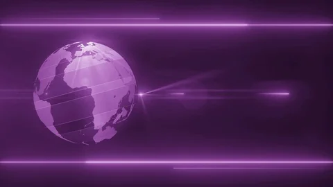 Globe and light backgorund 4K Stock Footage 113395378