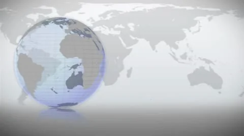 Globe And Map animation Stock After Effects