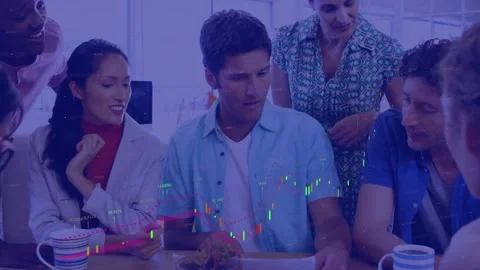 Globe animation emphasizes continuous learning in a global digital business Vídeos de archivo 330338424