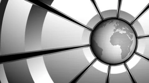 Globe animation. Loop background. Stock Footage 27089532