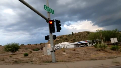 Globe, Arizona August 22 2023 Arizona Driving Timelapse Globe Florence Junction Stock Footage 340451433