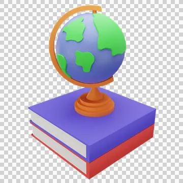 Globe with back to school Stock Illustration