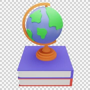 Globe with back to school Stock Illustration