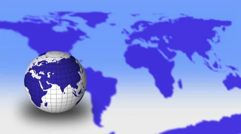 Globe. background 1 Stock Footage 8836317