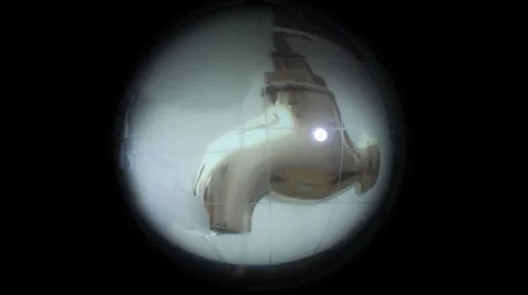 Globe on background faucet Stock Footage 39908071