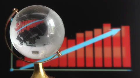 Globe on background graphics Stock Footage 39539701