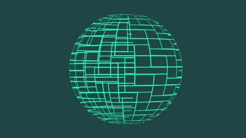 Globe background,best animation in 4k. Stock Footage 203788417