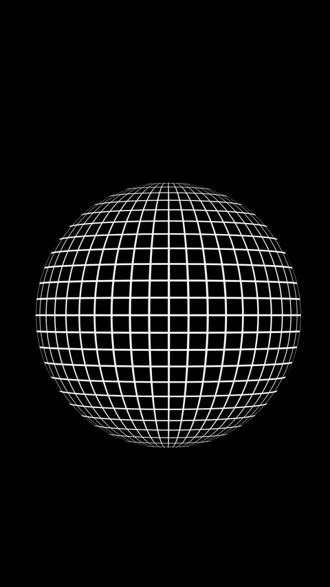 Globe on black background. 3D amination. Rotating. Vertical Stock Footage 327117330