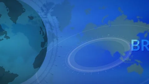 Globe breaking news background generic Vídeos de archivo 97000151