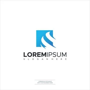 Globe Business vector logo template in Blue Creative Modern Letters Vector Ic Stock Illustration