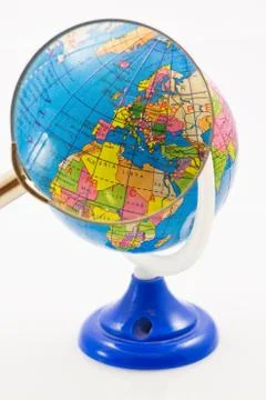 Globe for children with sharpener Fotos Stock