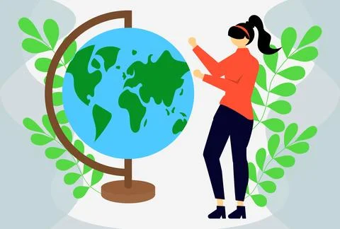 Globe Concept Illustration Stock Illustration