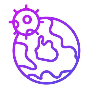 Globe with coronavirus vector design of pandemic in editable style Stock Illustration