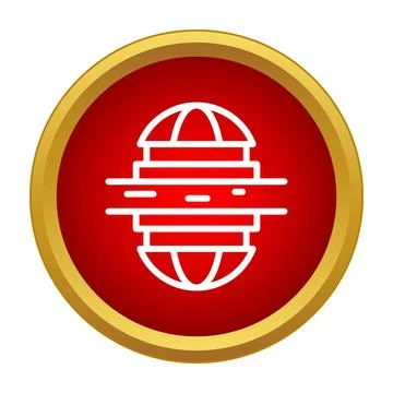 Globe data connection internet communication icon Illustrazione stock