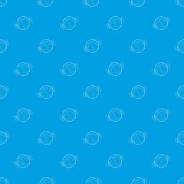 Globe database pattern vector seamless blue Illustrazione stock