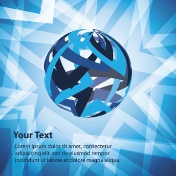 Globe Design Vector Stock Illustration