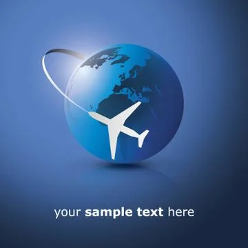 Globe Design Vector Stock Illustration