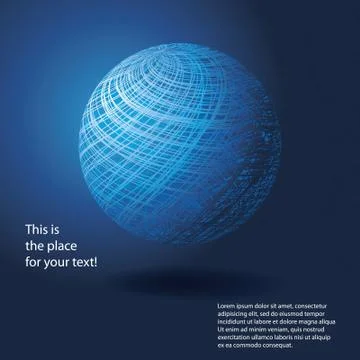 Globe Design Vector Illustrazione stock