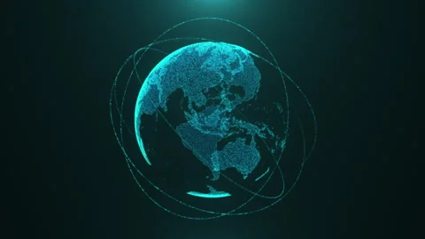 Globe digital data earth connect future technology abstract business. Stock Footage 246677844