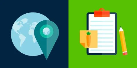 Globe earth map pointer element icon vector illustration Illustrazione stock